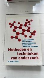 Mark Saunders - Methoden en technieken van onderzoek, Boeken, Nederlands, Ophalen of Verzenden, Mark Saunders; Philip Lewis; Adrian Thornhill