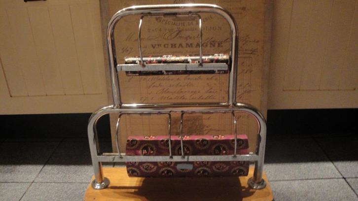 dubbele cadeaupapier rol houder antiek, Antiek en Kunst, Curiosa en Brocante, Ophalen of Verzenden