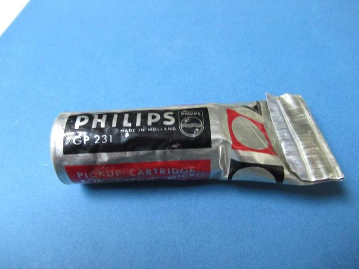 Philips GP231 en AG3311 element + naald origineel., Audio, Tv en Foto, Platenspelers, Nieuw, Platenspeler-onderdeel, Philips, Ophalen of Verzenden