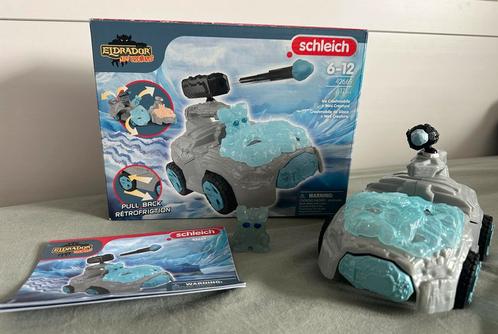 ZGAN Schleich Eldrador ijs-crashmobiel + Mini Creature auto, Kinderen en Baby's, Speelgoed | Actiefiguren, Zo goed als nieuw, Ophalen of Verzenden