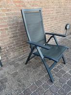 4 Tuinstoelen zeer netjes, Tuin en Terras, Tuinstoelen, Ophalen, Zo goed als nieuw, Aluminium, Verstelbaar