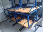 Partij schooltafels en schoolstoelen, Antiek en Kunst, Ophalen