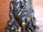 Art deco metalen Christus hoofd, A. Birembaux, Antiek en Kunst, Ophalen of Verzenden