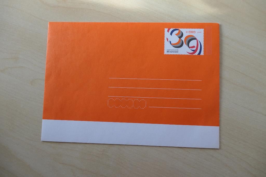 Ongelopen oranje envelop TNT post 2006, Ophalen of Verzenden, Envelop