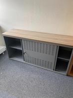 Archiefkast, schuifdeuren, metaal, hout, Ophalen, Zo goed als nieuw