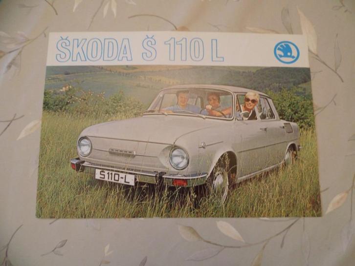 Skoda 110 L, Boeken, Auto's | Folders en Tijdschriften, Zo goed als nieuw, Overige merken, Verzenden