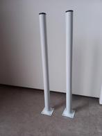 2 witte tafelpoten 50cm hoog, Minder dan 50 cm, 50 tot 100 cm, Rond, Nieuw