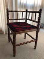 Antieke hoekstoel met biezenzitting, Antiek en Kunst, Antiek | Meubels | Stoelen en Banken, Ophalen