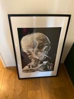 Schilderij - Schedel met Sigaret (Van Gogh), Ophalen of Verzenden