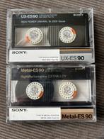 Sony Metal ES 90/ UX-ES 90 cassettes, Cd's en Dvd's, Cassettebandjes, 2 t/m 25 bandjes, Overige genres, Ophalen of Verzenden, Zo goed als nieuw