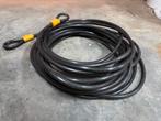 15 meter staal kabel met ogen., Benzine, 10 meter staal kabel met ogen., Ophalen of Verzenden, Zo goed als nieuw
