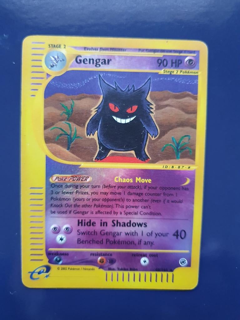 Gengar 48/165 reverse holo pokemon kaart, Ophalen of Verzenden, Zo goed als nieuw