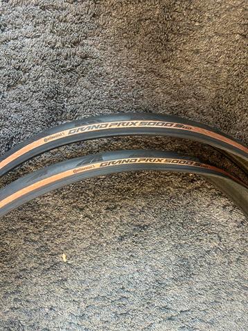 Continental Grand Prix 5000 STR bruin/zwart (25/28) set NEW beschikbaar voor biedingen