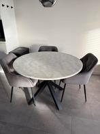 Sohome Ronde Eettafel 'Lille' Marmer - 110cm, Ophalen, Overige materialen, Gebruikt, 100 tot 150 cm