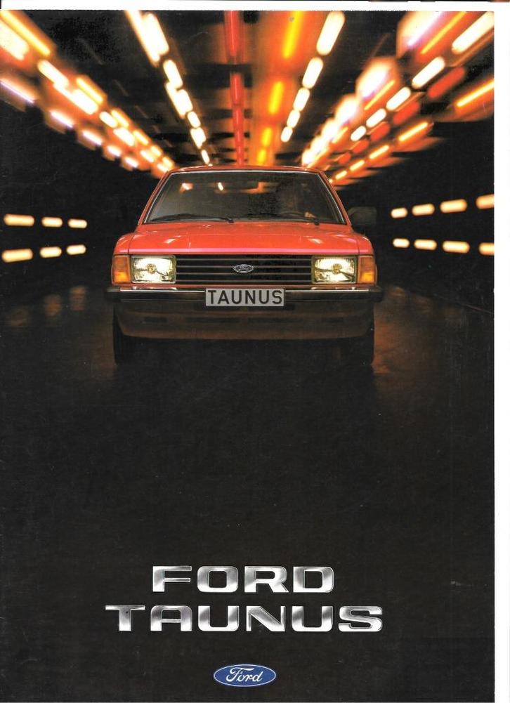FORD TAUNUS,  1980/'81, Boeken, Auto's | Folders en Tijdschriften, Zo goed als nieuw, Ford, Ophalen of Verzenden