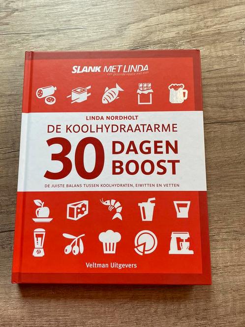 Linda Nordholt - De koolhydraatarme 30 dagen boost, Boeken, Kookboeken, Zo goed als nieuw, Ophalen of Verzenden