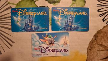 Euro disney entreekaarten uit 1992. beschikbaar voor biedingen