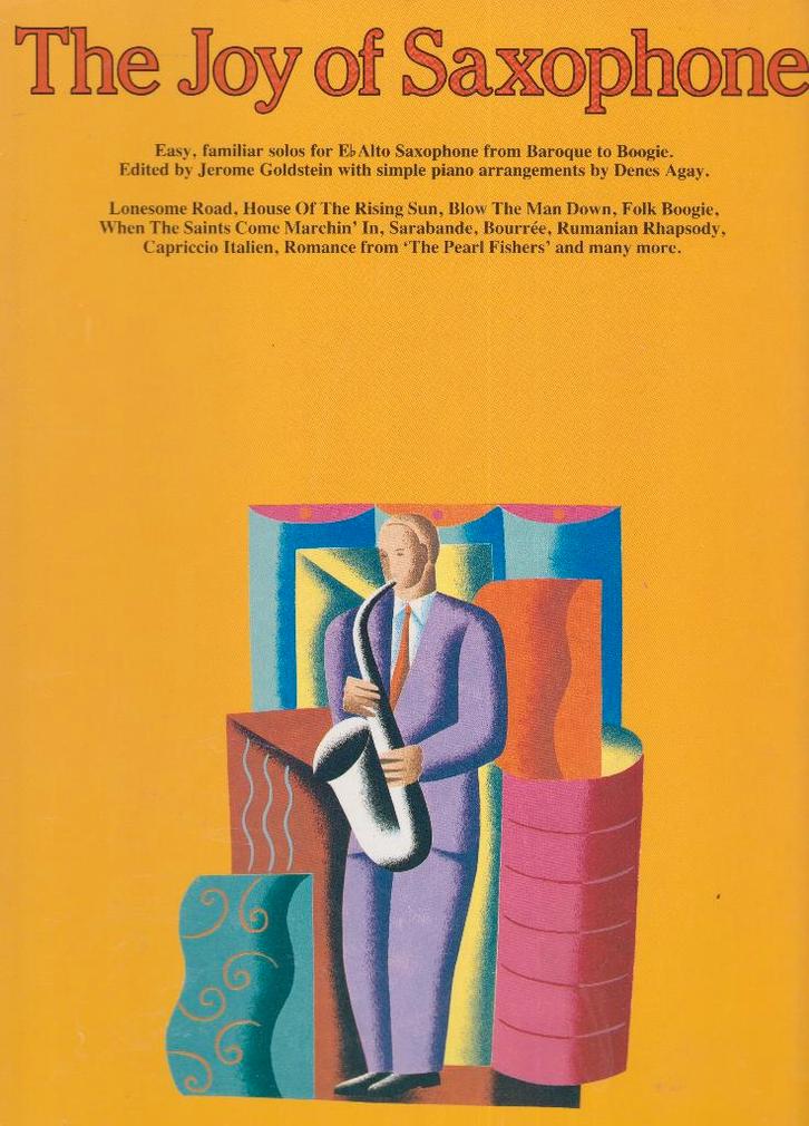 Denes Agay - The Joy of Saxophone, Muziek en Instrumenten, Bladmuziek, Gebruikt, Artiest of Componist, Populair, Piano, Ophalen of Verzenden