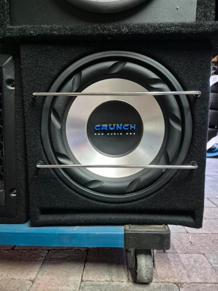 Crunch Auto Subwoofer, Auto diversen, Autospeakers, Gebruikt, Ophalen of Verzenden