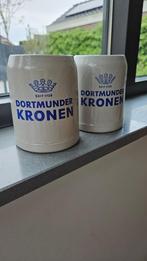 2 Vintage bierpullen Dortmunder Kronen, Antiek en Kunst, Antiek | Keramiek en Aardewerk, Ophalen of Verzenden