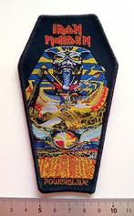 Iron Maiden limited edition coffin Powerslave patch 349, Nieuw, Kleding, Verzenden