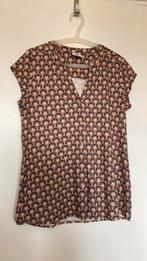 DeSoto t shirt met retro print en kapmouwtje | 36, Kleding | Dames, T-shirts, Ophalen of Verzenden, Roze, Zo goed als nieuw