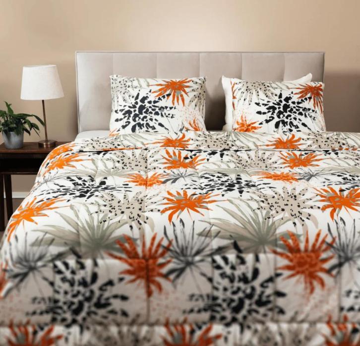 Wonderbed - Jungle Vibe 200x200 uitwasbare dekbeden, Huis en Inrichting, Slaapkamer | Beddengoed, Nieuw, Deken of Dekbed, Tweepersoons