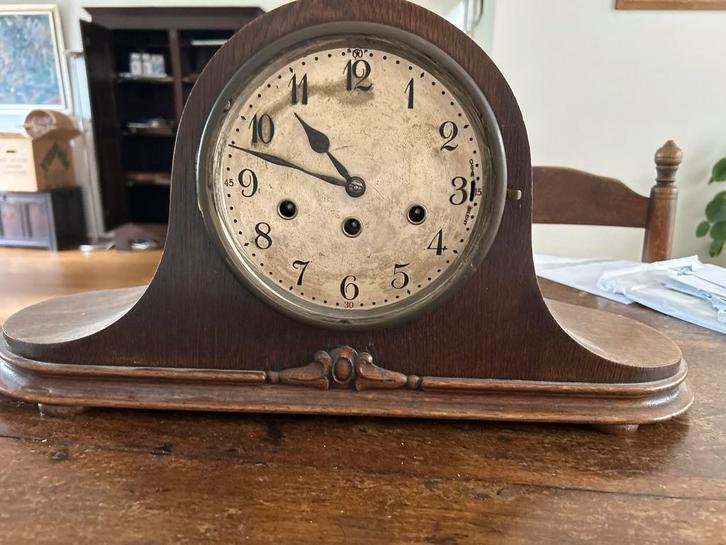 Antieke Mantle Klok, Antiek en Kunst, Antiek | Klokken, Ophalen of Verzenden