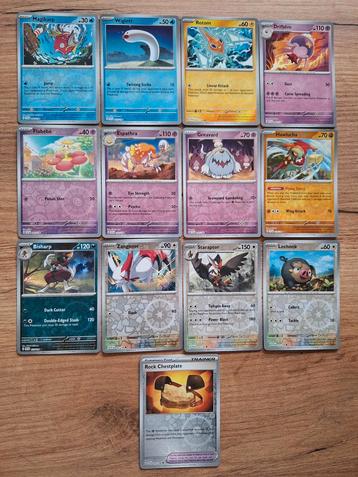 Pokémon diverse Reverse Holo's uit de serie Scarlet&Violet  beschikbaar voor biedingen