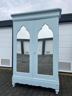 Mahonie biedermeier poort kast kleding linnen leg kind baby, Huis en Inrichting, Ophalen, 200 cm of meer, Met hangruimte, 50 tot 75 cm