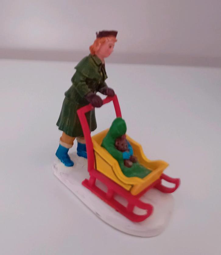 Lemax carriage sled, retired, Lemax figuur voor Kerstdorp, Diversen, Kerst, Gebruikt, Ophalen of Verzenden