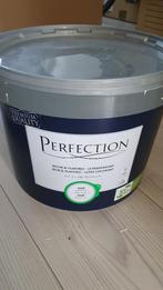 Perfection muurverf RAL 9010 zuiver wit gebleven, Doe-het-zelf en Verbouw, Verf, Beits en Lak, Ophalen, Gebruikt, Wit, Verf