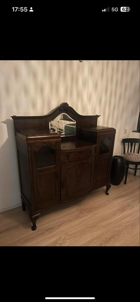 Antieke Kast - Prachtige Blikvanger!, Huis en Inrichting, Kasten | Buffetkasten, Gebruikt, 100 tot 150 cm, 25 tot 50 cm, Met lade(s)
