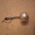 Zilverglas pijpje voor de feathertree of kerstboom, Ophalen of Verzenden, Gebruikt