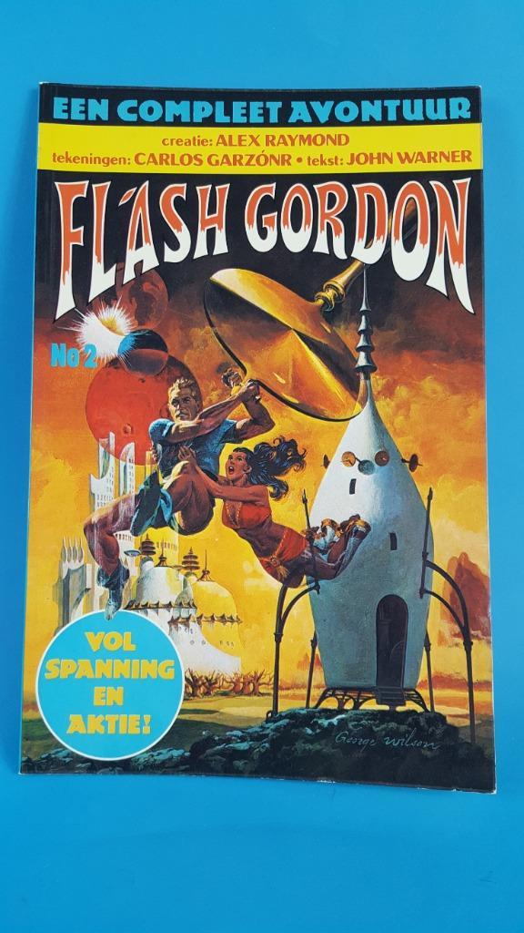 Flash Gordon No. 2, Junior Press 1978. 2 verhalen. 6B12, Boeken, Strips | Comics, Gelezen, Eén comic, Amerika, Ophalen of Verzenden