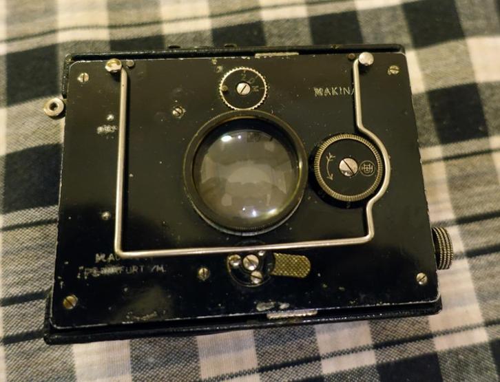 Plaubel Baby Makina 6x4.5 (middenzoekertje niet origineel), Verzamelen, Fotografica en Filmapparatuur, Fototoestel, Voor 1940