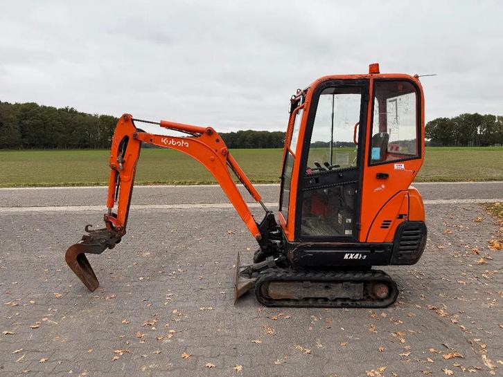 Kubota KX41-3s minigraver rups (bj 2010), Zakelijke goederen, Machines en Bouw | Kranen en Graafmachines, Graafmachine