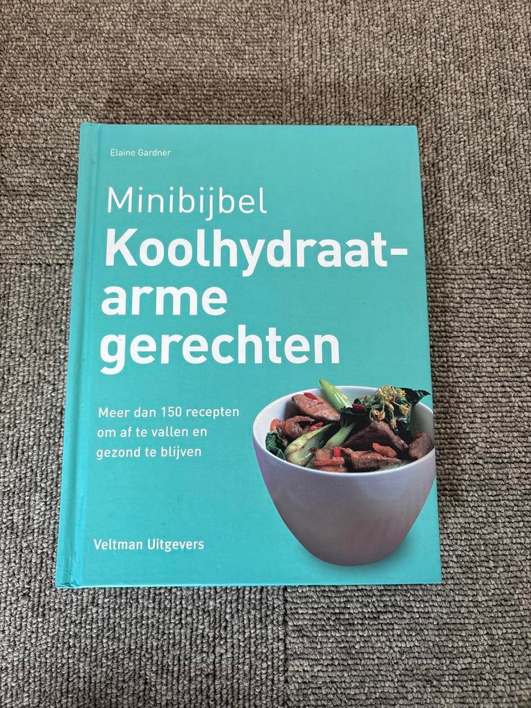 Minibijbel Koolhydraatarme gerechten - Elaine Gardner, Boeken, Kookboeken, Voorgerechten en Soepen, Ophalen of Verzenden, Zo goed als nieuw