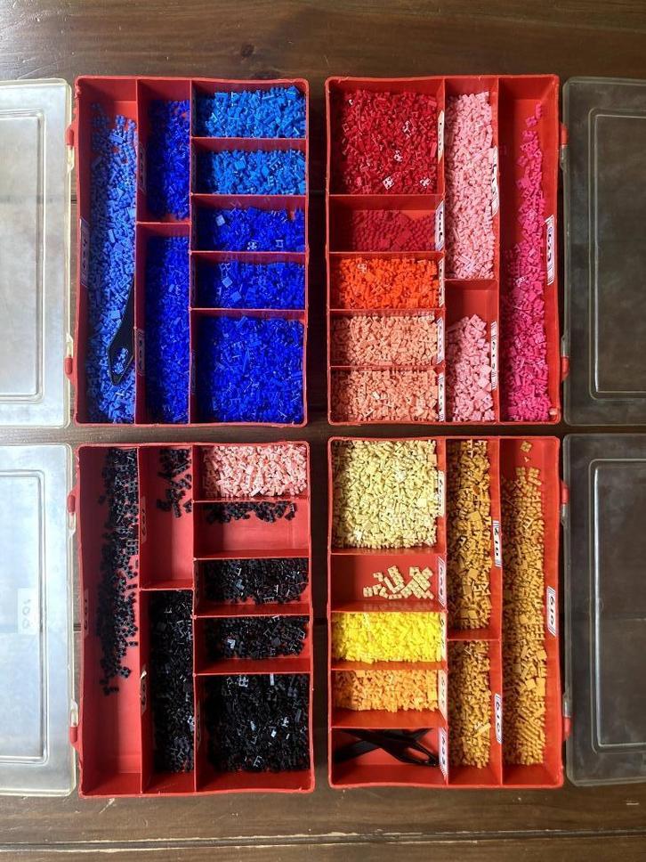 Ministeck vintage - veel losse steentjes, platen en boekjes, Hobby en Vrije tijd, Overige Hobby en Vrije tijd, Gebruikt, Ophalen of Verzenden