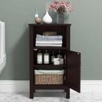 Badkamerkast Donkerbruin – Nieuw, Huis en Inrichting, Badkamer | Badkamermeubels, (Half)hoge kast, Nieuw, Ophalen of Verzenden