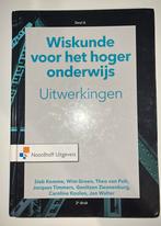 Wiskunde voor het hoger onderwijs Deel A uitw., Boeken, Studieboeken en Cursussen, Ophalen of Verzenden, Zo goed als nieuw, Wim Groen; Sieb Kemme; Theo van Pelt; J. Timmers