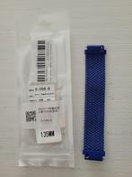 Horlogebandje blauw elastiek (nieuw) Samsung 4, Overige merken, Polshorloge, Nieuw, Kunststof