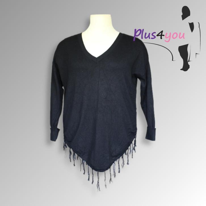 30543 Zwarte trui Bodyflirt mt 48/50  J27, Kleding | Dames, Grote Maten, Gedragen, Trui of Vest, Zwart, Ophalen of Verzenden