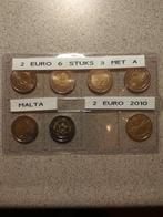 7x2 euro gelegenheidsmunten Malta UNC zie omschrijving, Postzegels en Munten, Munten | Europa | Euromunten, Ophalen of Verzenden