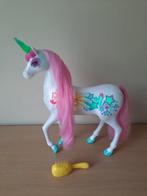 Barbie Unicorn Dreamtopia, paard., Ophalen of Verzenden, Zo goed als nieuw, Barbie