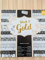 Black en gold scrap blok papier craft sensations, Hobby en Vrije tijd, Scrapbooking, Ophalen of Verzenden, Nieuw, Overige merken