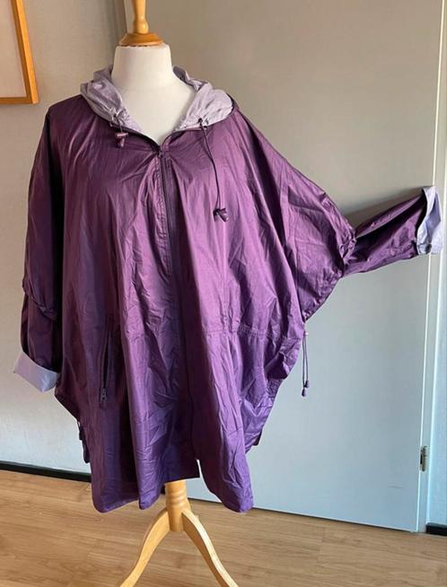 Peet: Paarse BPC regen/zomer jas/poncho maat 56, Kleding | Dames, Grote Maten, Zo goed als nieuw, Jurk, Ophalen of Verzenden