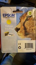Epson yellow inkt T0714 Gratis op te halen, Computers en Software, Ophalen of Verzenden, Zo goed als nieuw