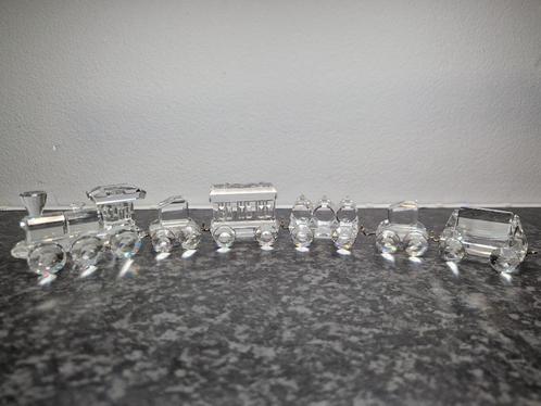 Swarovski Beeldje Trein stel 6 delen Kristal, Verzamelen, Swarovski, Zo goed als nieuw, Figuurtje, Ophalen of Verzenden
