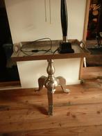 Bijzettafeltje non ferro, Minder dan 55 cm, Gebruikt, Metaal of Aluminium, Rechthoekig
